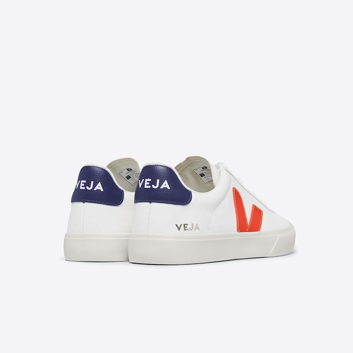 CAMPO LEATHER WHITE ORANGE FLUO - Image 3