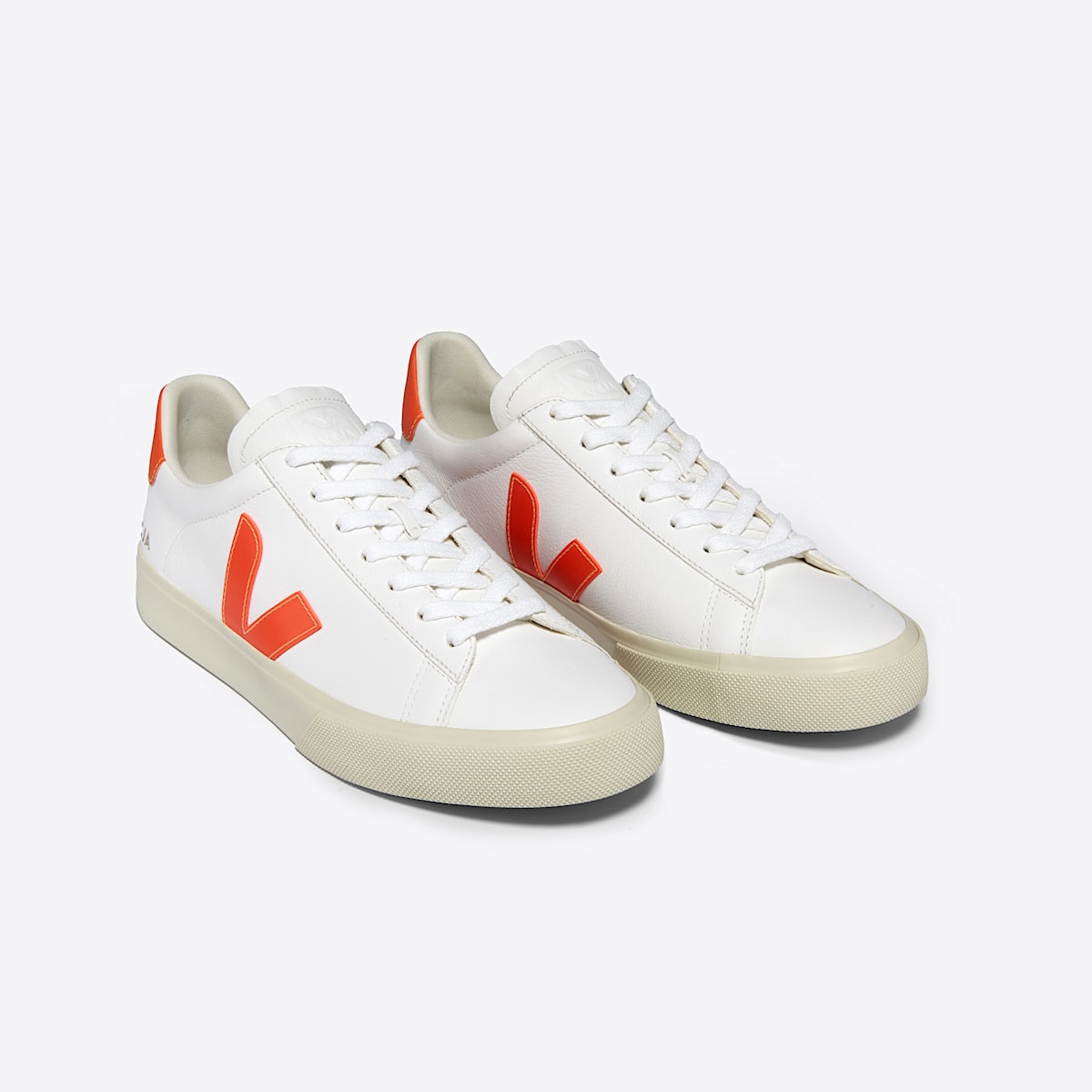 CAMPO LEATHER WHITE ORANGE FLUO - Image 2
