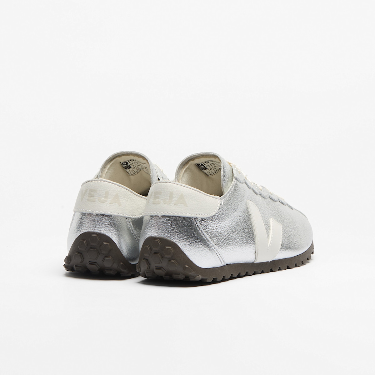 CATEYES LEATHER SILVER WHITE - Image 3