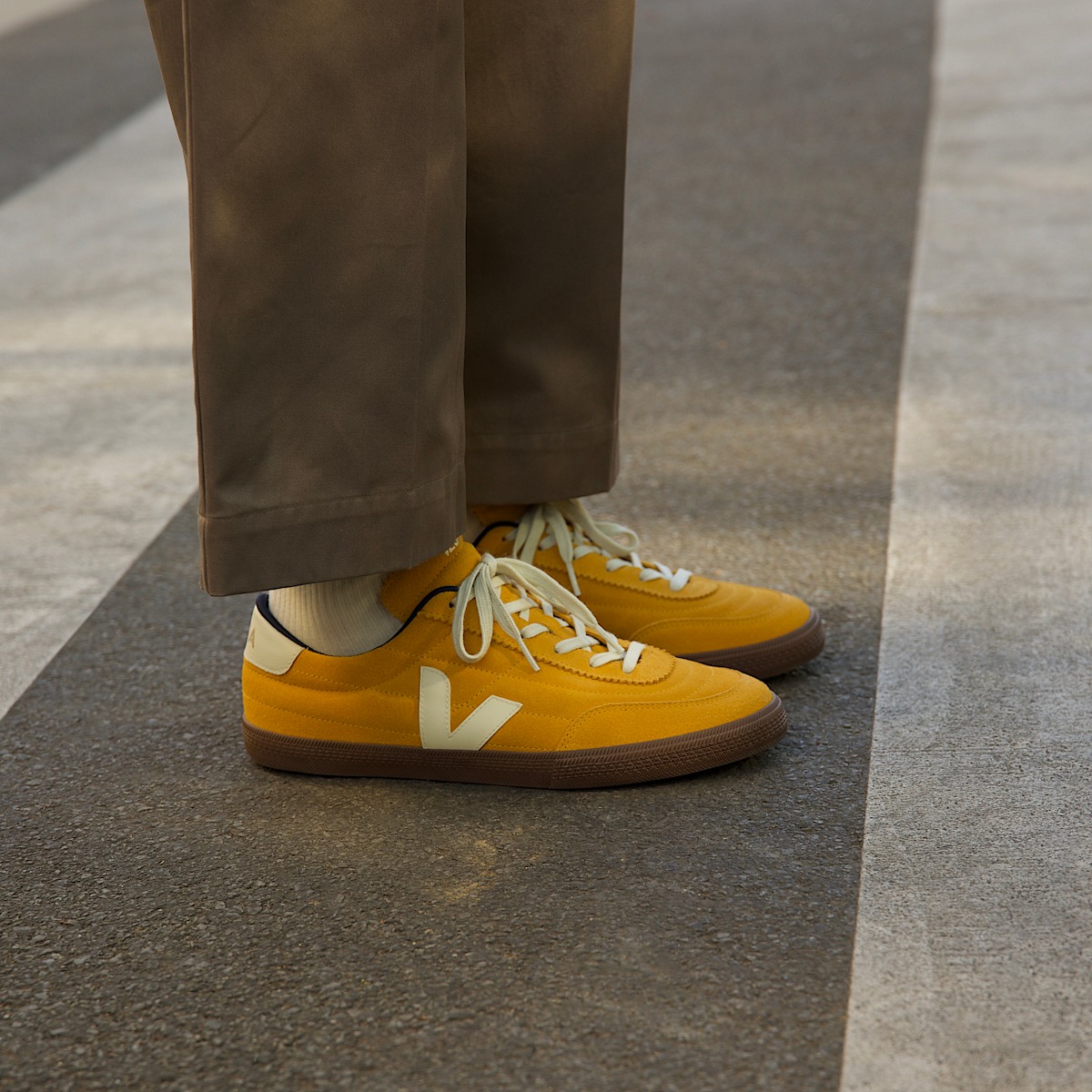 PANENKA SUEDE SAFRAN PIERRE BARK - Image 4