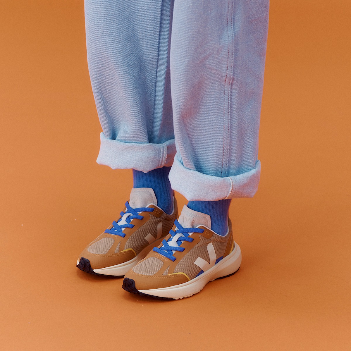 CANARY ELASTIC LACES ALVEOMESH DUNE CALCAIRE - Image 4