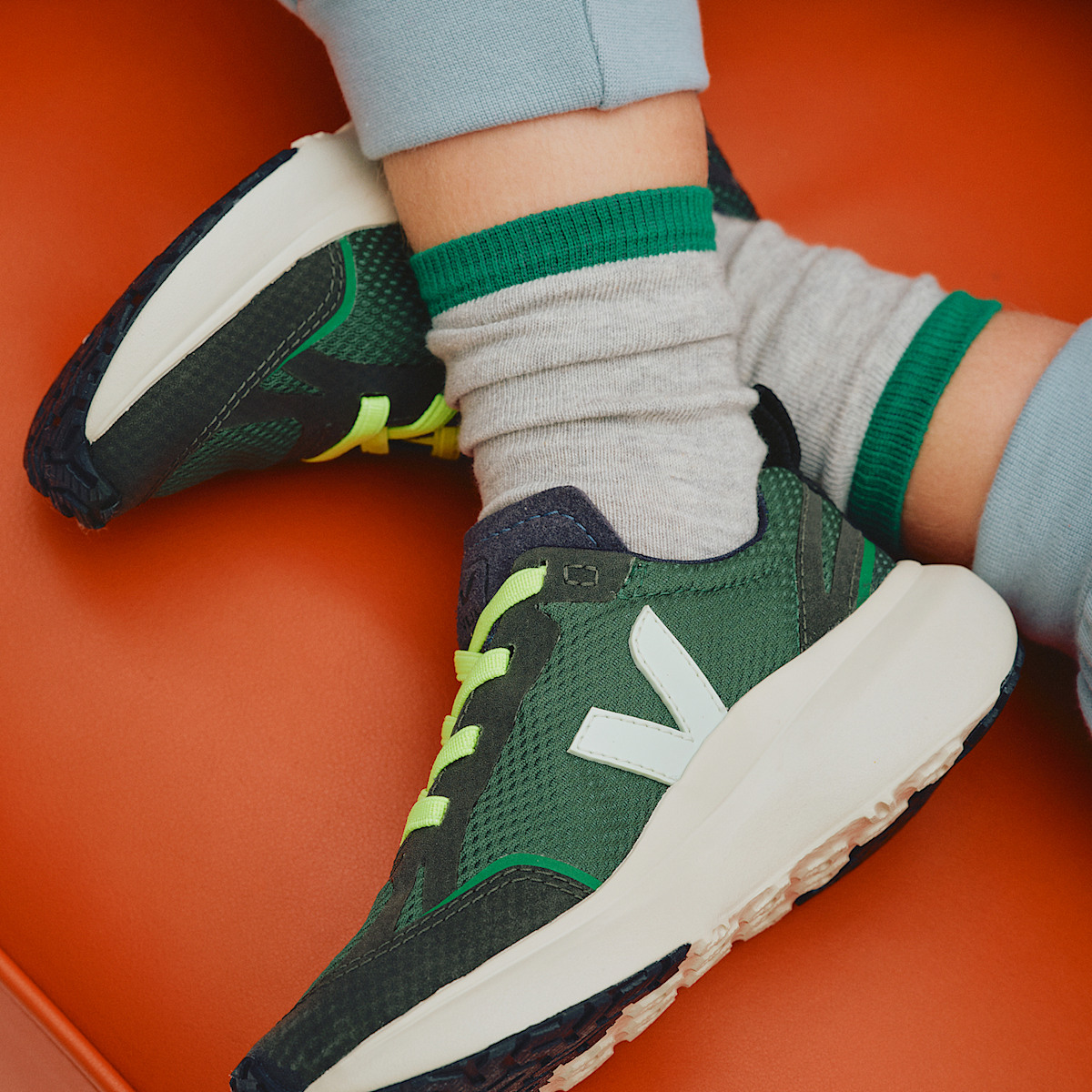 CANARY ELASTIC LACES ALVEOMESH POKER JADE - Image 4