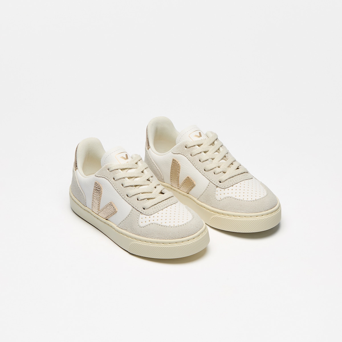 V-10 LEATHER WHITE PLATINE NATURAL - Image 2