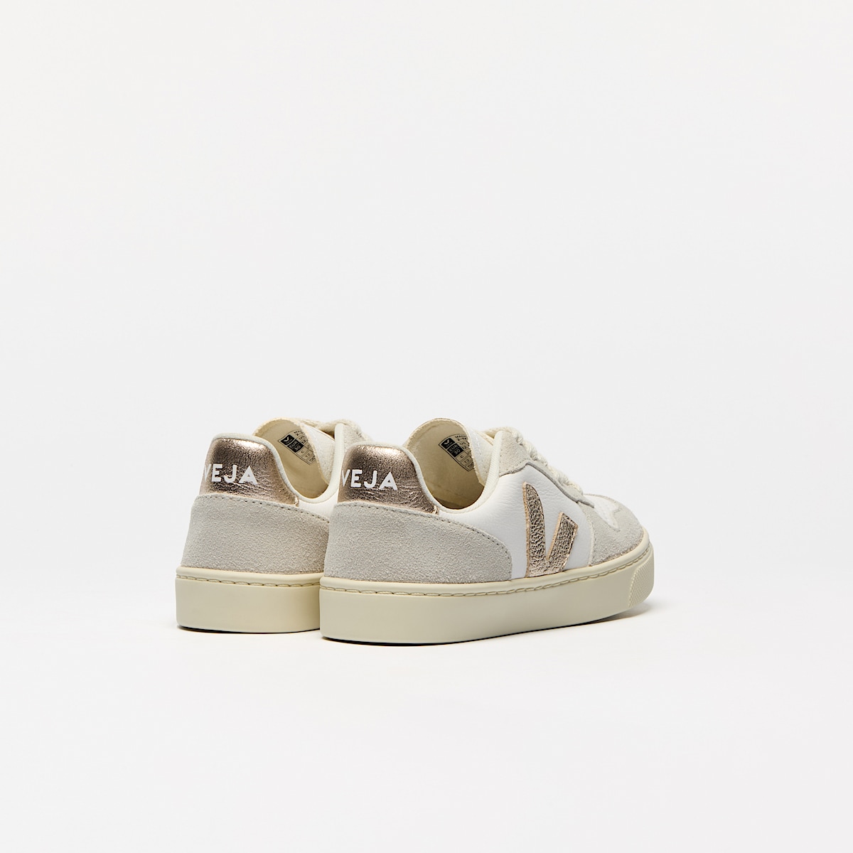 V-10 LEATHER WHITE PLATINE NATURAL - Image 3