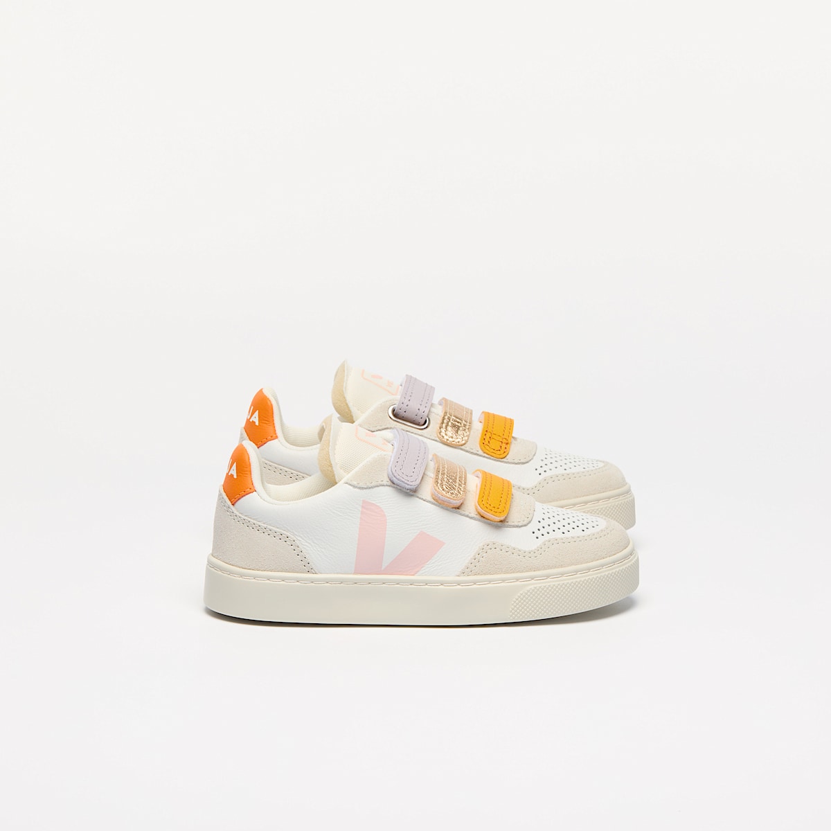 V-90 LEATHER MULTICO WHITE PETALE