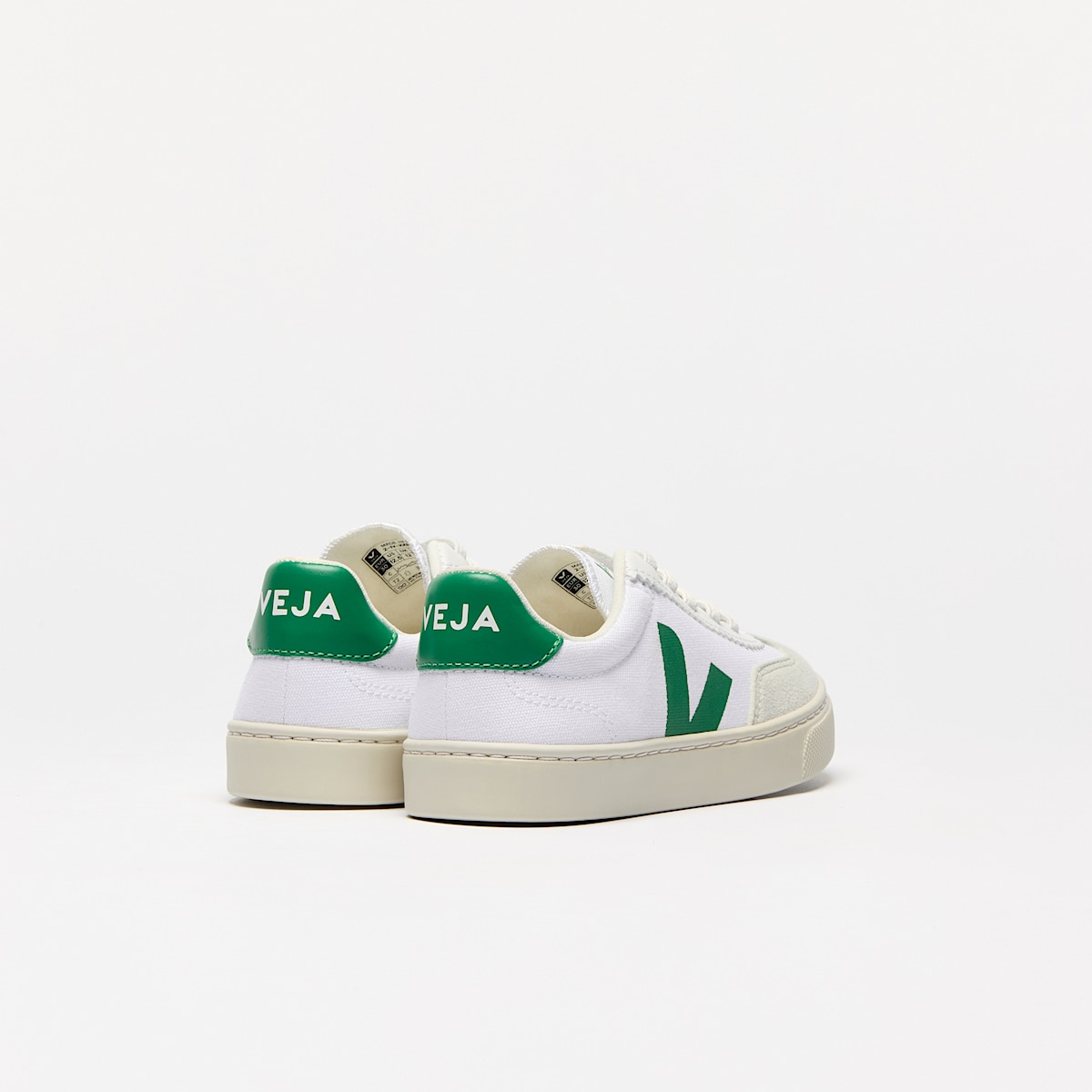 VOLLEY ELASTIC LACES CANVAS WHITE EMERAUDE - Image 3