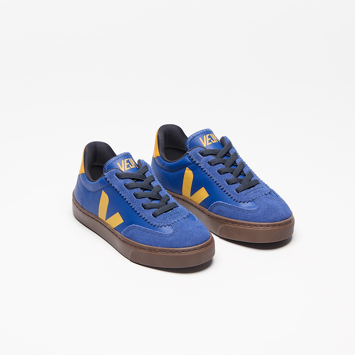 VOLLEY ELASTIC LACES LEATHER ATLANTIC OURO BARK - Image 2