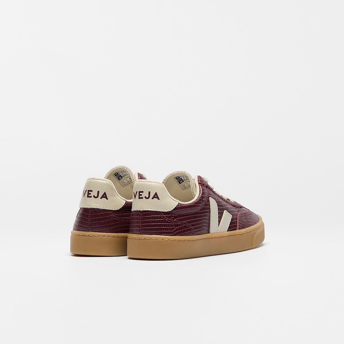 VOLLEY ELASTIC LACES LEATHER AMARANTE PIERRE - Image 3