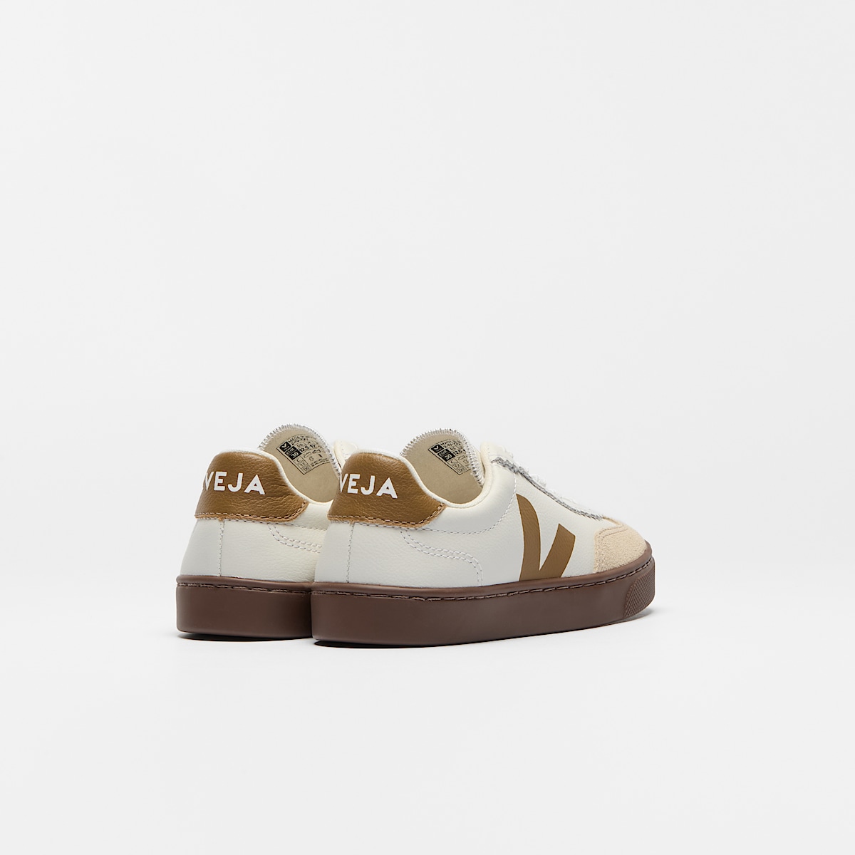 VOLLEY ELASTIC LACES LEATHER WHITE ALMOND BARK - Image 3