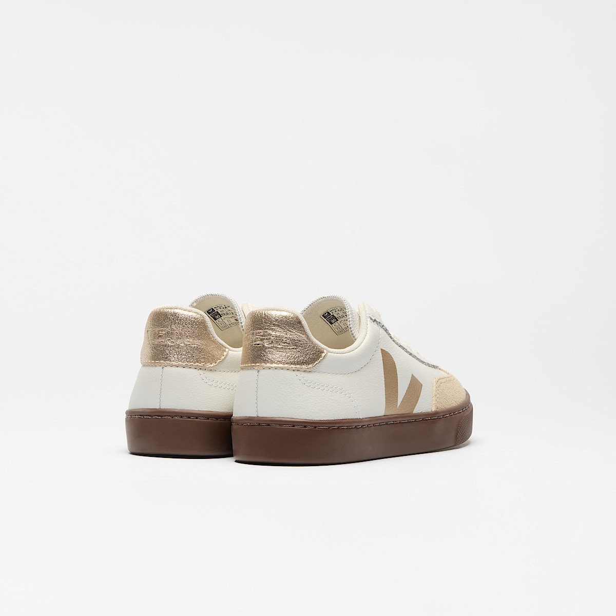VOLLEY ELASTIC LACES LEATHER WHITE PLATINE - Image 3