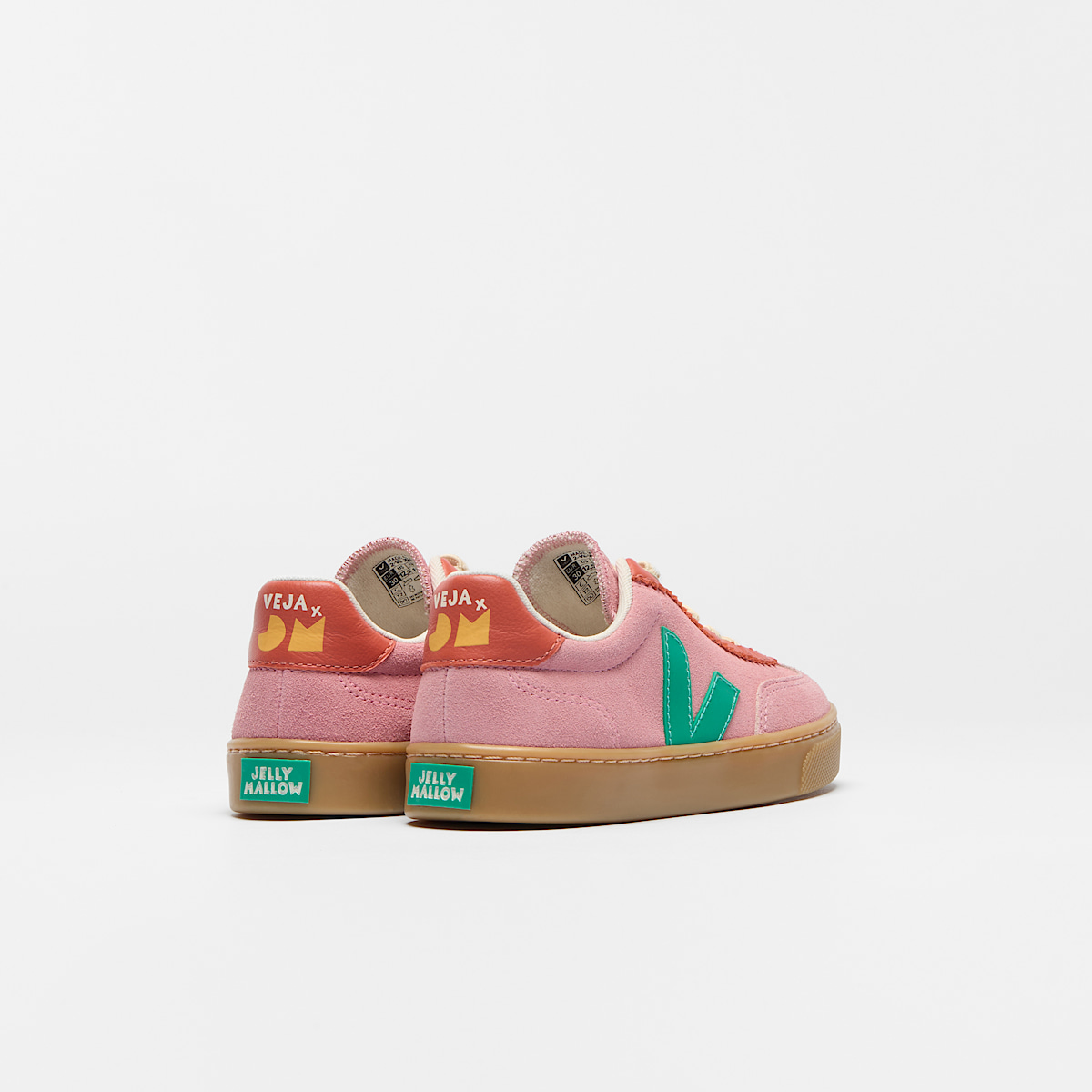 VOLLEY ELASTIC LACES SUEDE VEJA X JELLY MALLOW MARY - Image 3