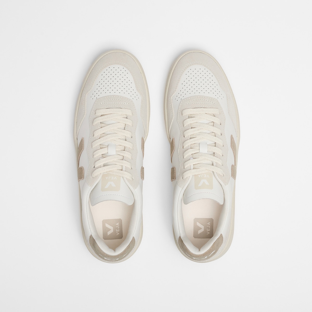 V-90 LEATHER WHITE TAUPE - Image 4