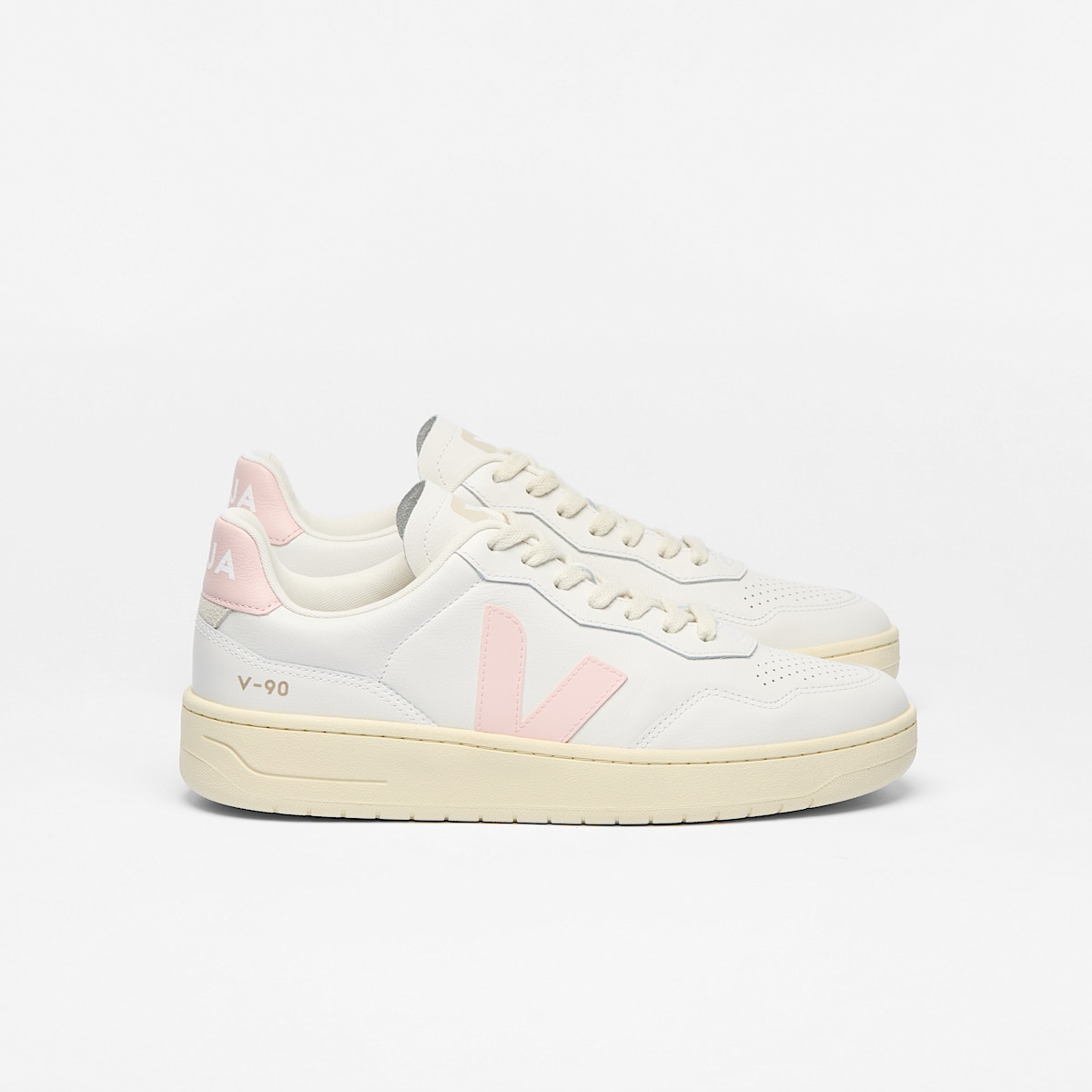 V-90 LEATHER WHITE PETALE