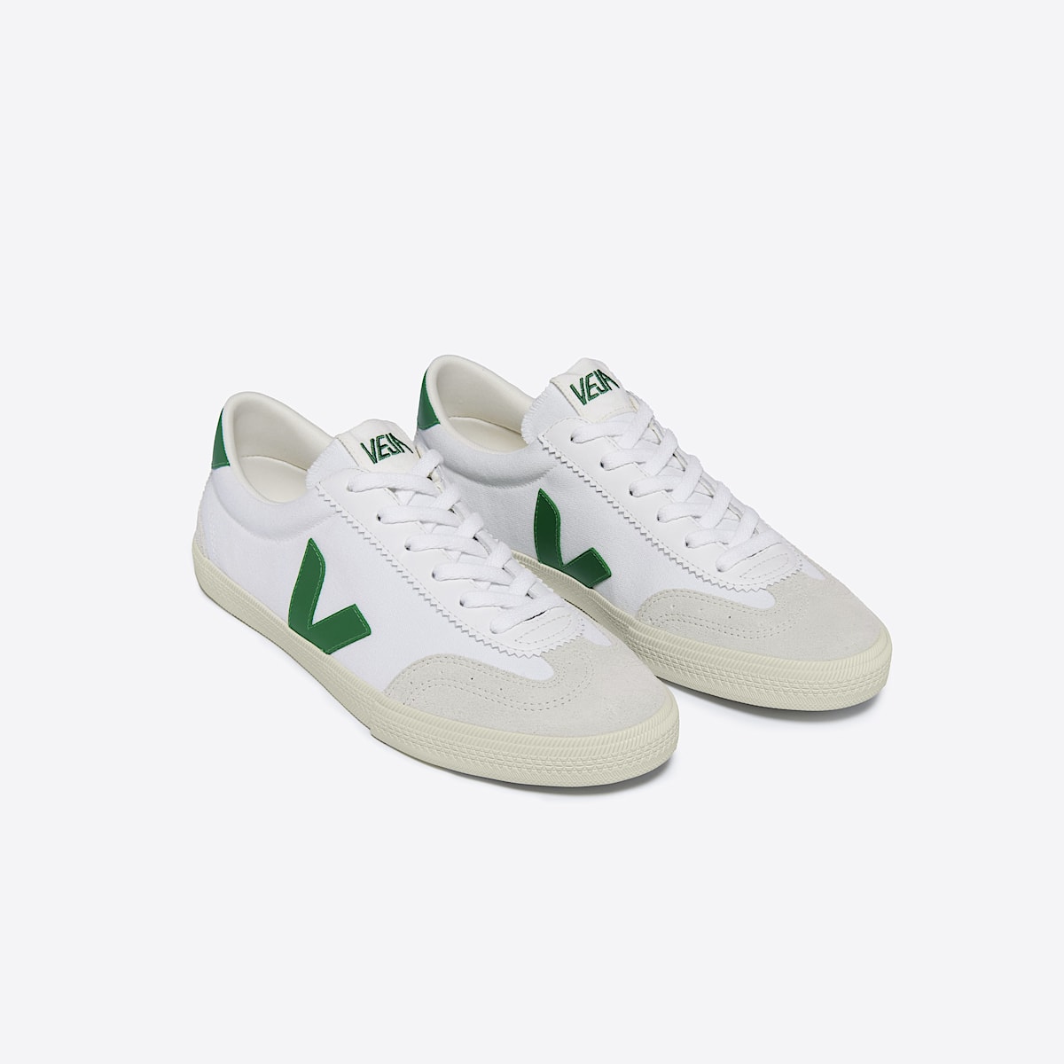 VOLLEY CANVAS WHITE EMERAUDE - Image 2