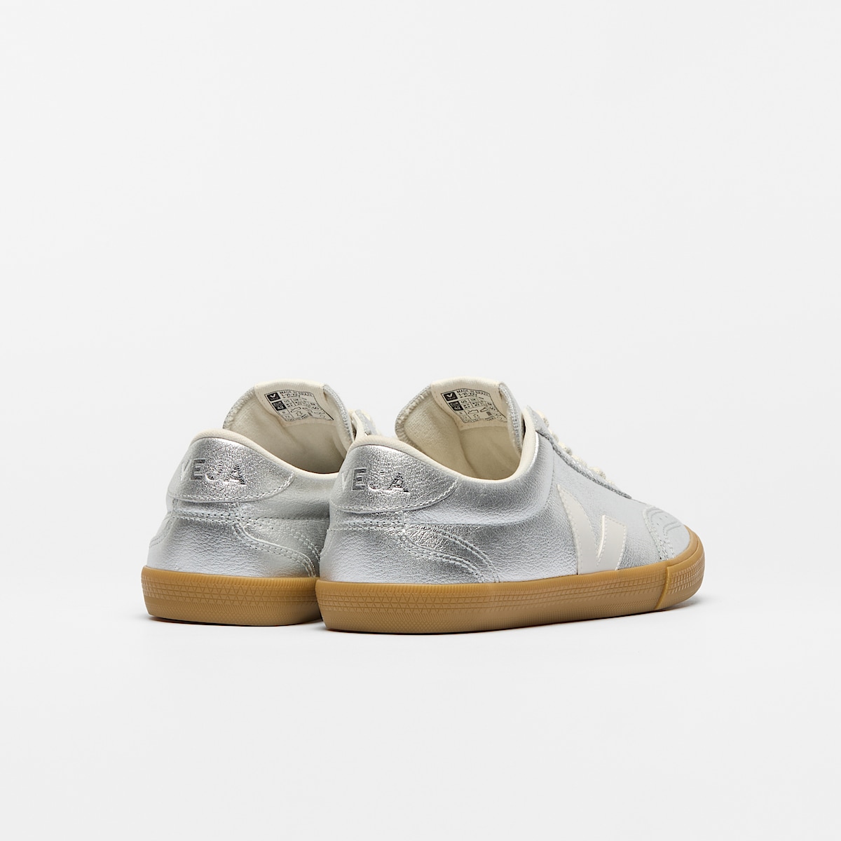 VOLLEY LEATHER SILVER WHITE NATURAL - Image 3