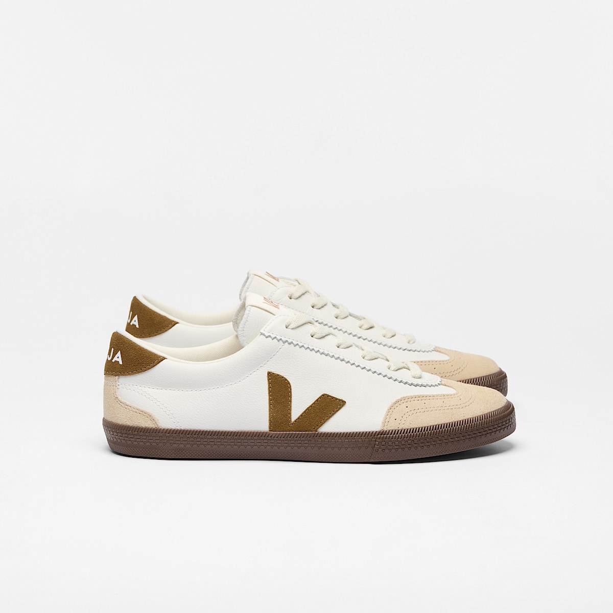 VOLLEY LEATHER WHITE TENT BARK