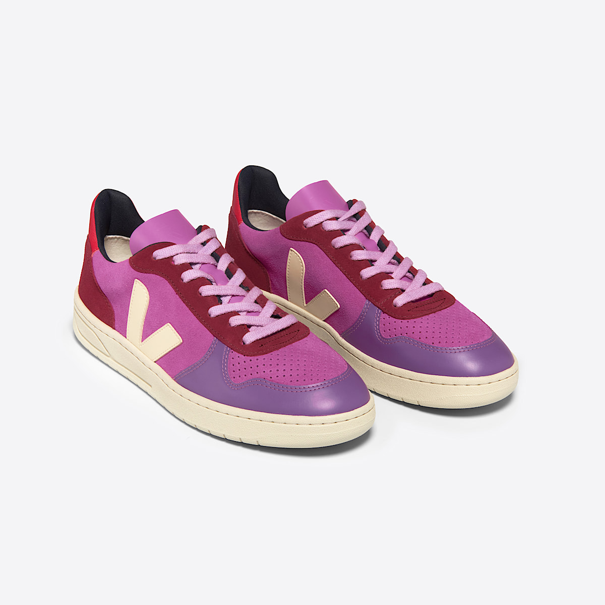 V-10 SUEDE MULTICO ULTRAVIOLET CALCAIRE - Image 2