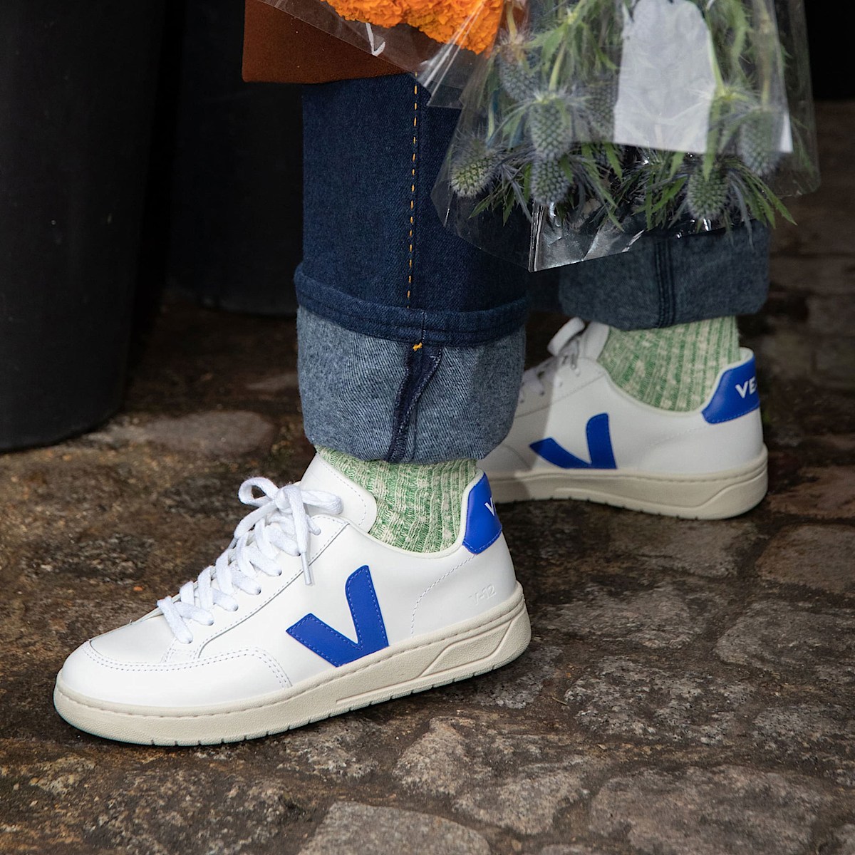 V-12 LEATHER WHITE PAROS - Image 4