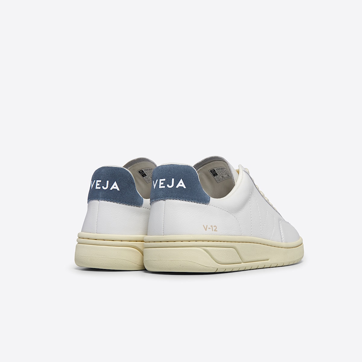 V-12 STITCH LEATHER WHITE CALIFORNIA - Image 3