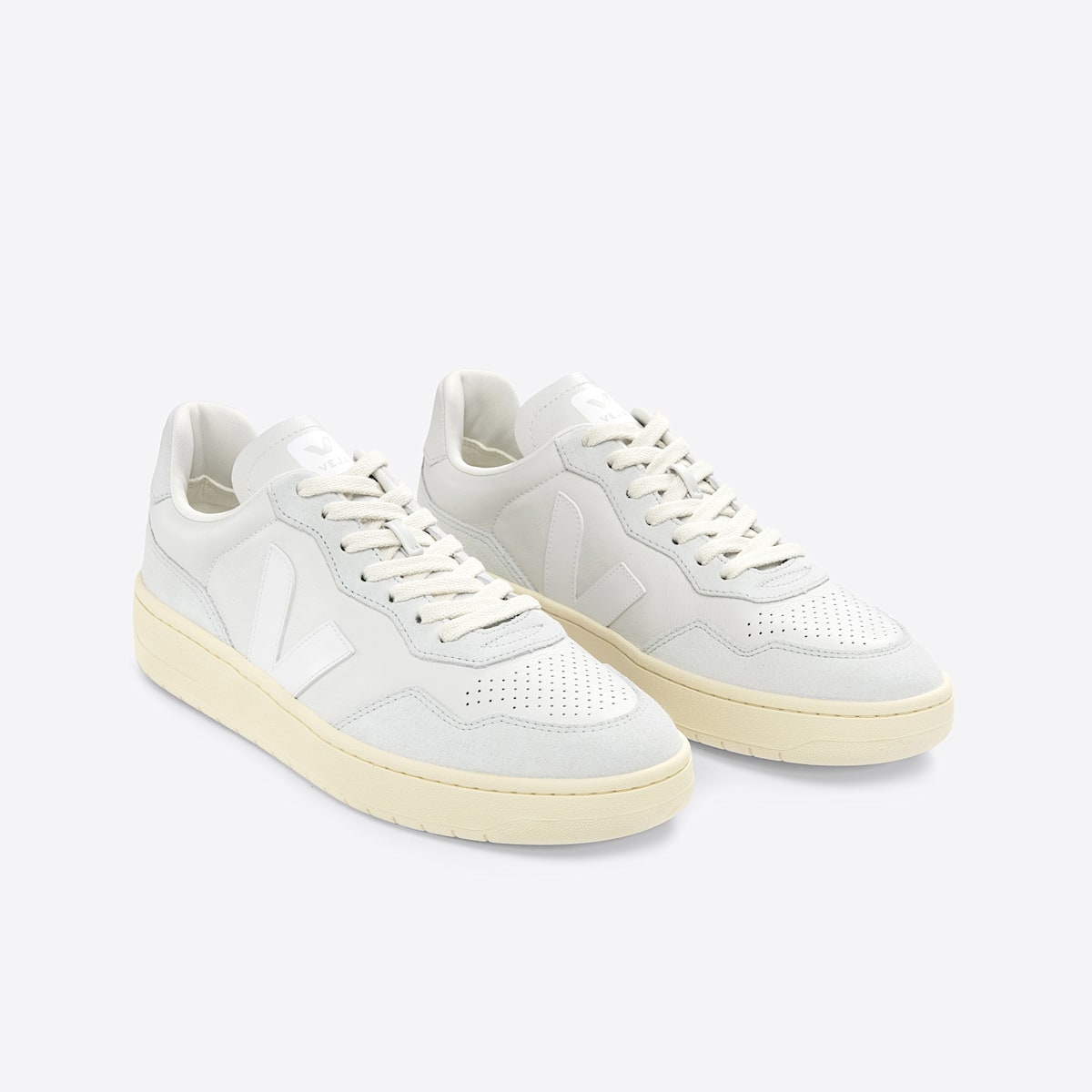 V-90 LEATHER GRAVEL WHITE - Image 2