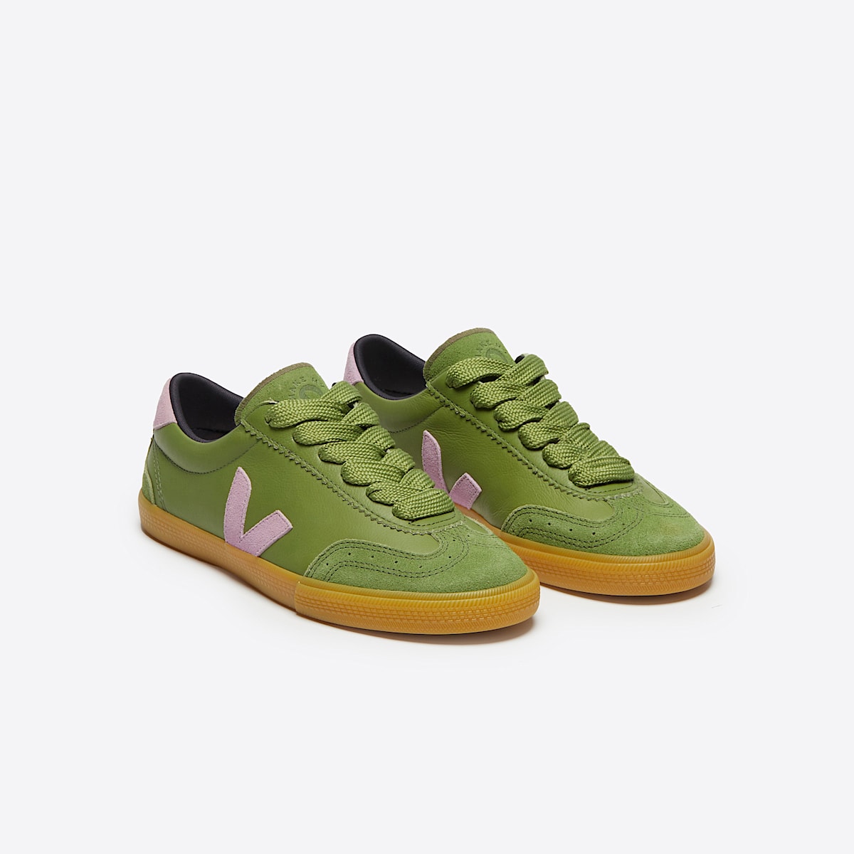 VOLLEY LEATHER VEJA X MAKE MY LEMONADE KIWI ORCHID - Image 2