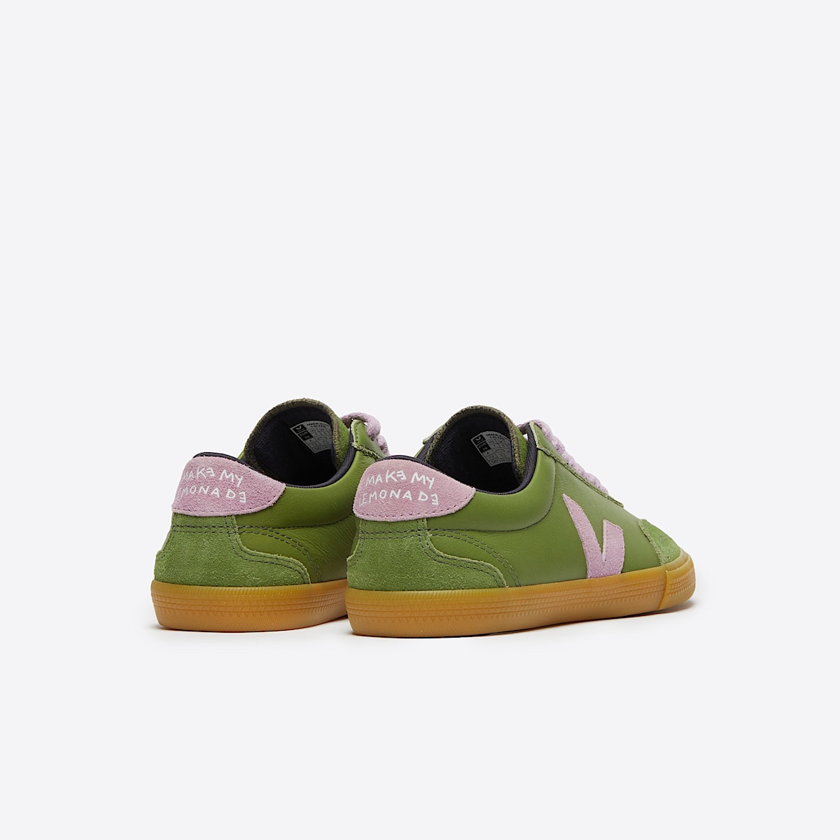 VOLLEY LEATHER VEJA X MAKE MY LEMONADE KIWI ORCHID - Image 3